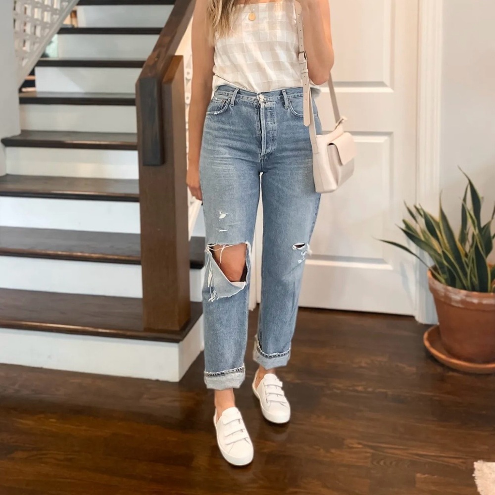 Freda Salvador - Libby d’Orsay sneakers in white leather - Picture 5 of 12